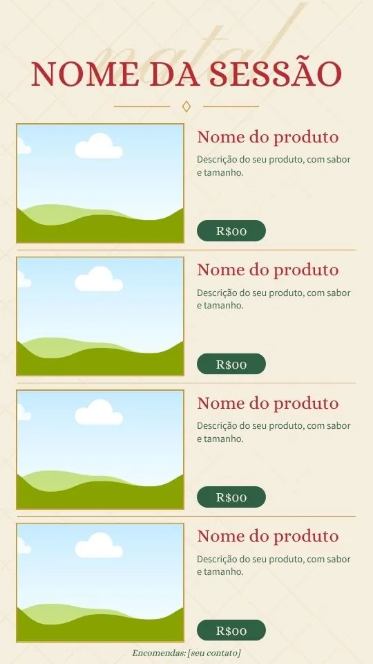 Vários produtos 1